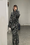 SAMUEL GUI YANG Long Skirt AW22DR01-2 Petals AW22DR01